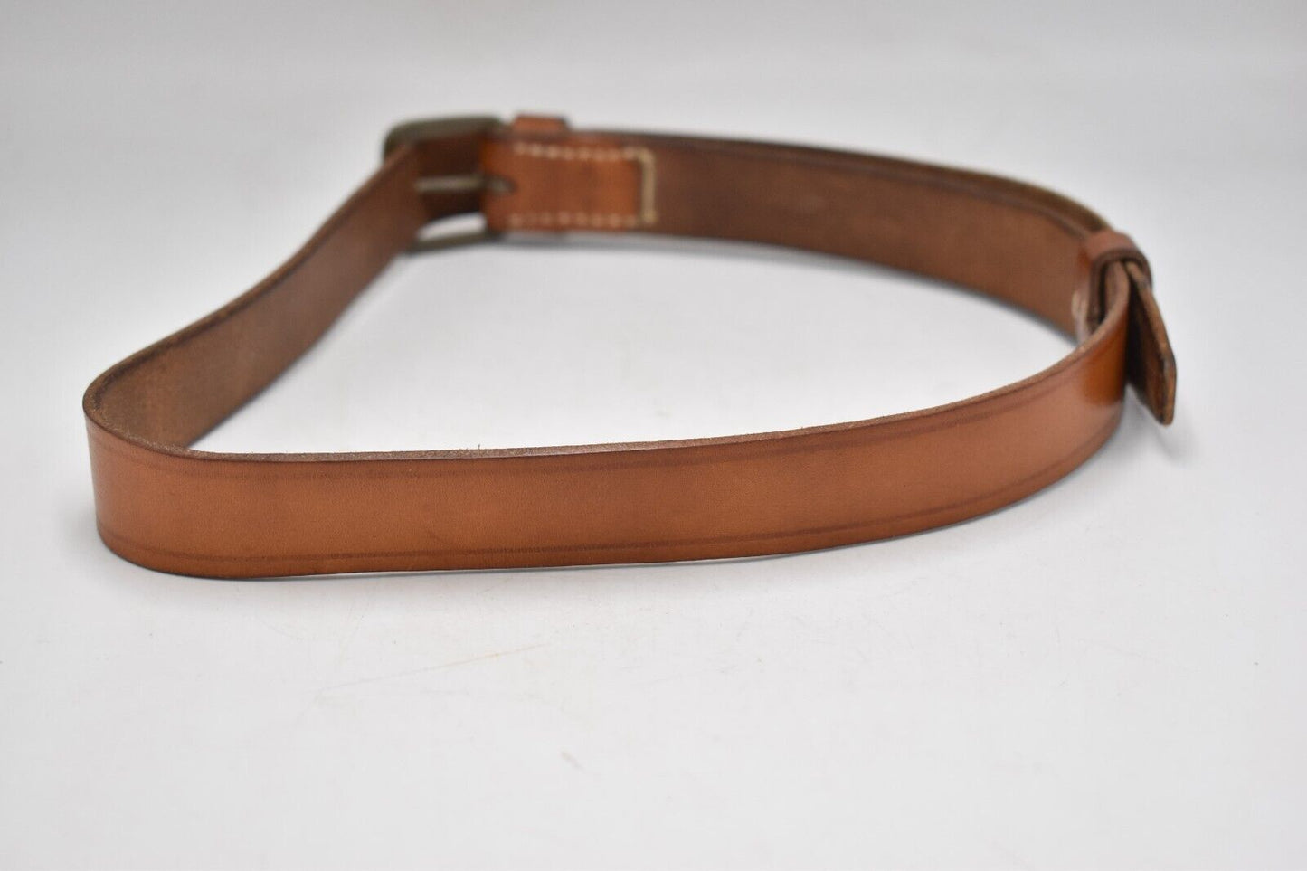 Czech Army Leather Trouser Belt – 34" Dated 1959
