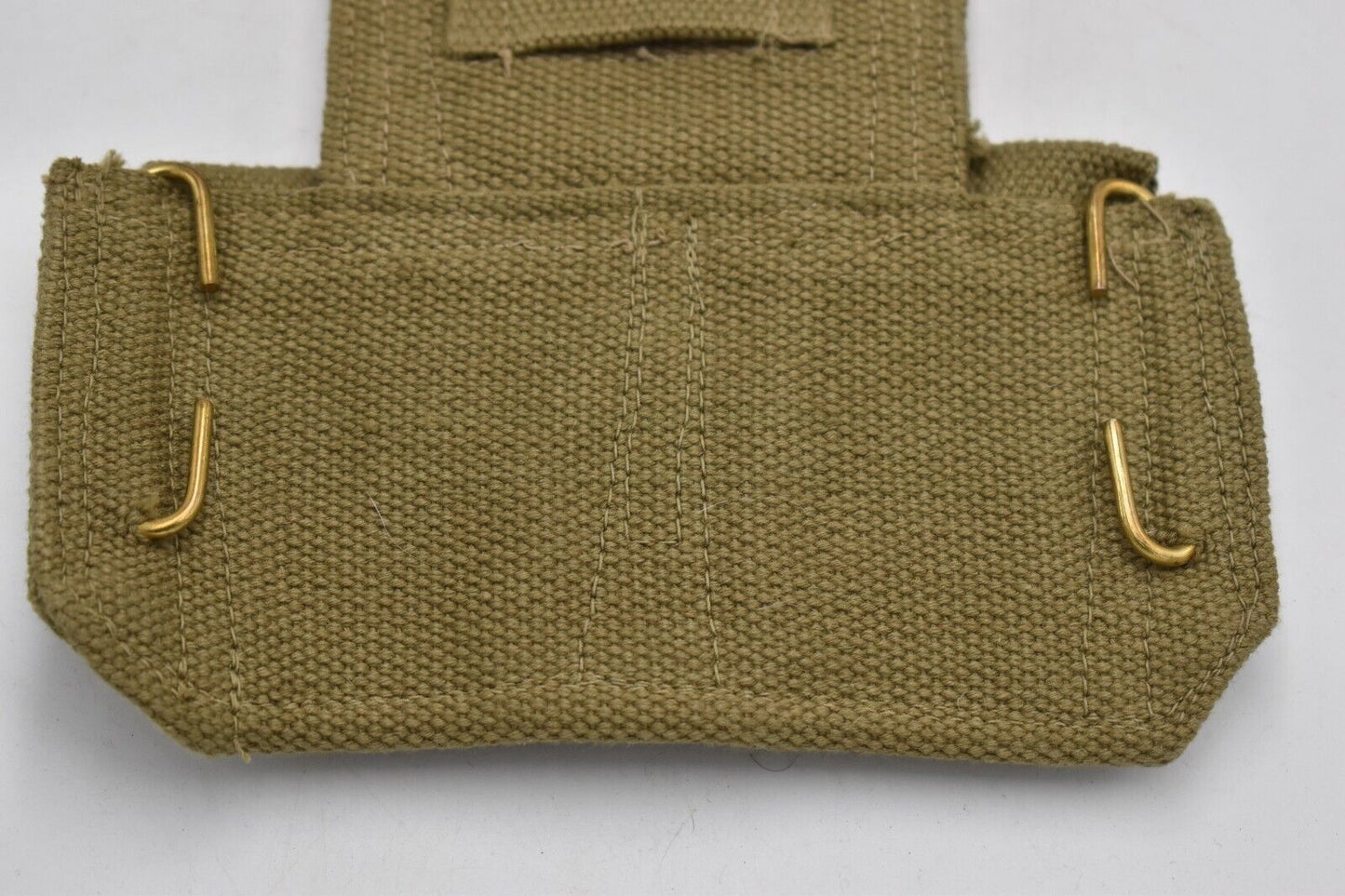British Army WWII 37 Pattern Triple Ammunition Pouch – Lee Enfield, Dated 1943