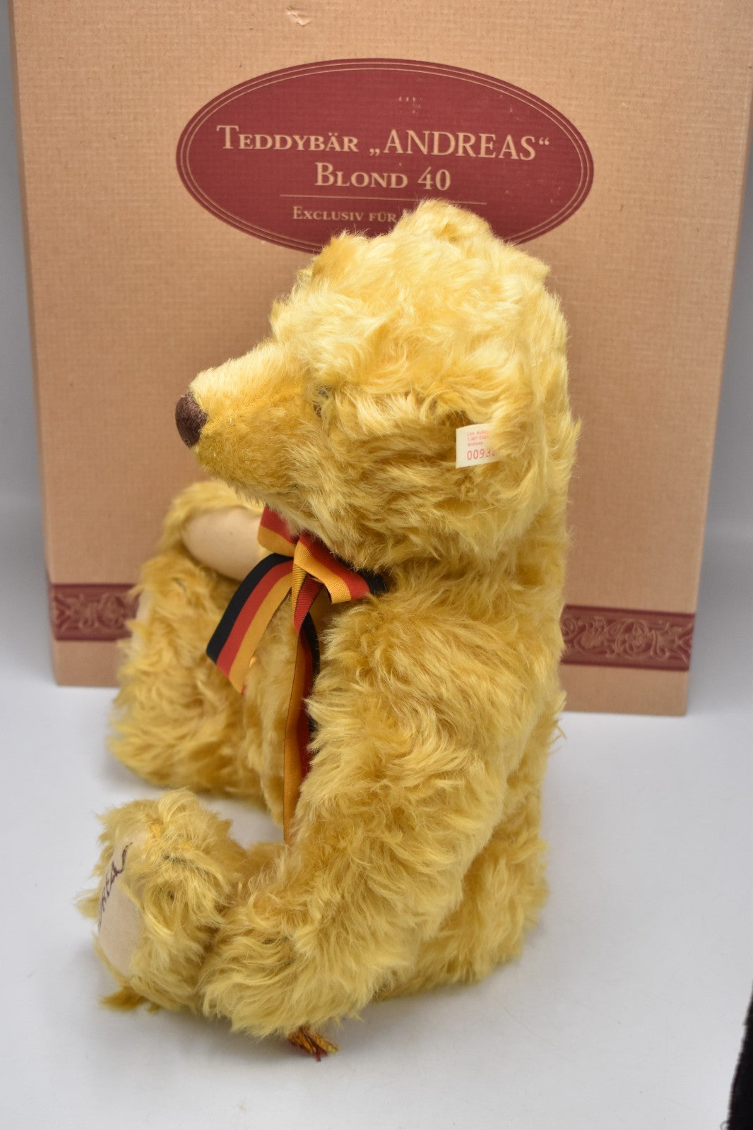 Steiff Andreas Commemorative Bear 1897-1997 655302 Limited Edition