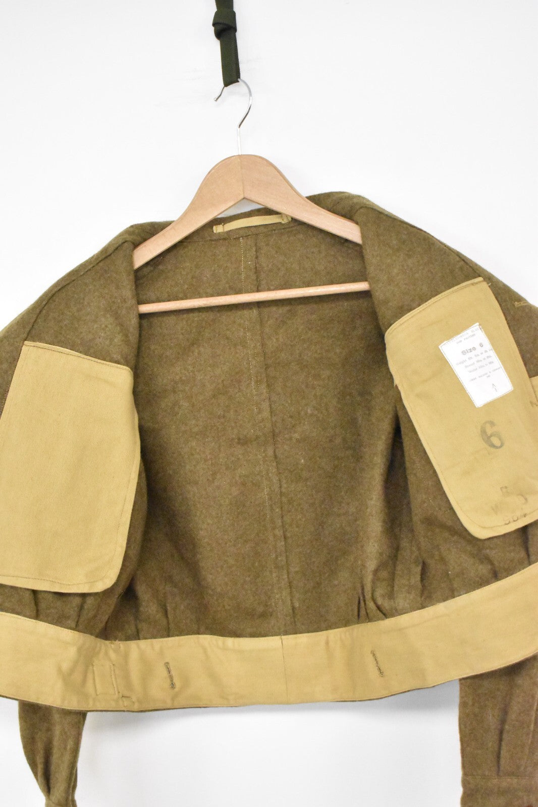 Vintage British Army 1949 Pattern Battledress Blouse Dated 1951 – Chest 38-39"