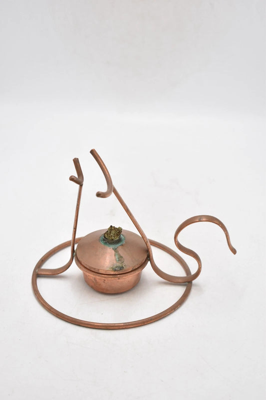 Antique Copper Brandy Warmer – Alcohol Warmer – Vintage Collectible