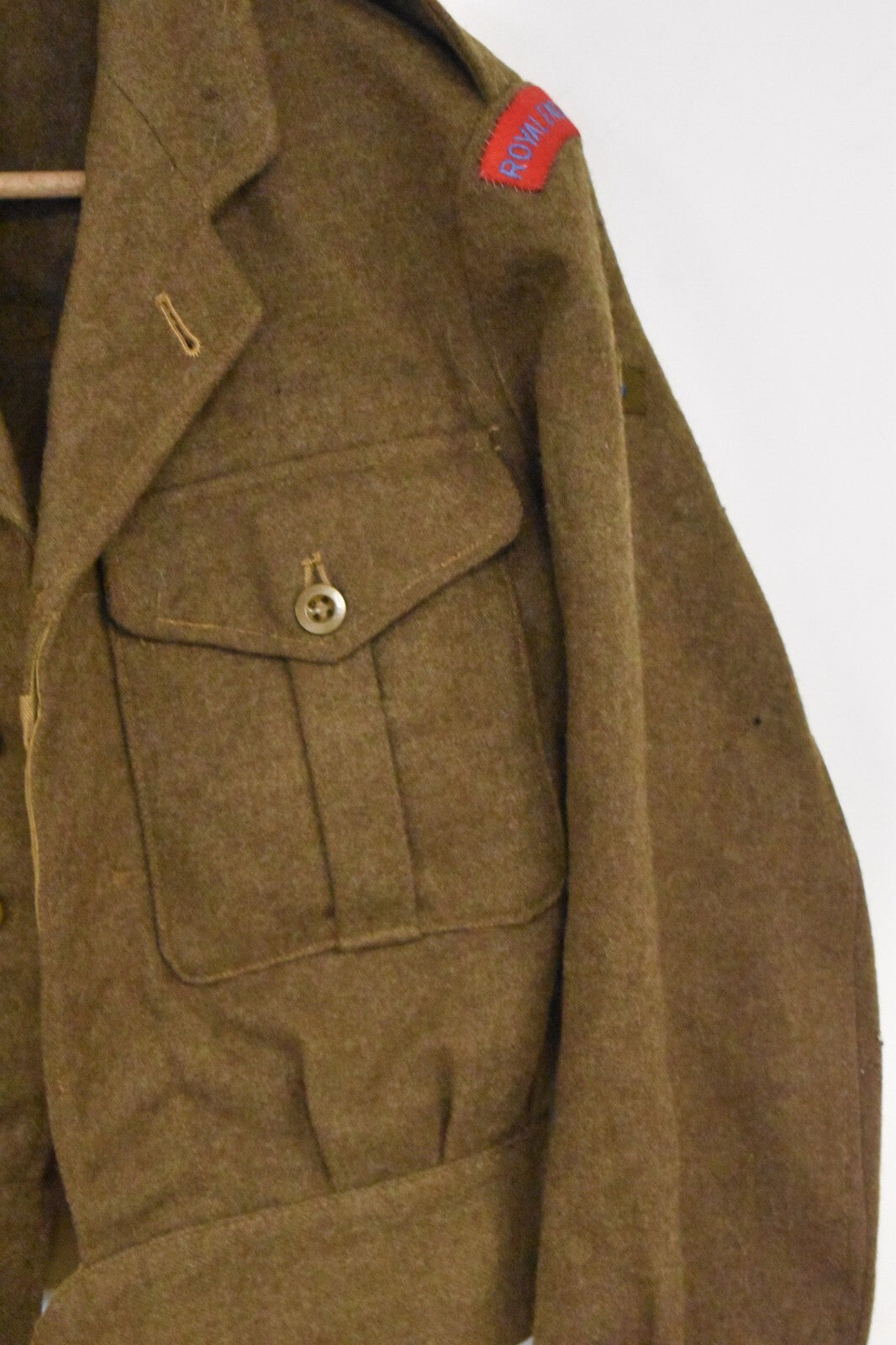 Vintage British Army 1949 Pattern Battledress Blouse Dated 1953