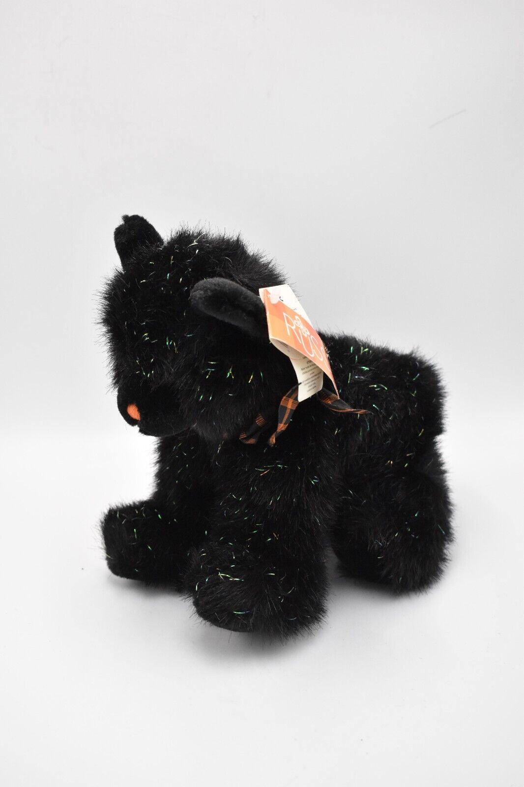 Russ Berrie Burnside Black Cat – Retired & Tagged Plush Soft Toy