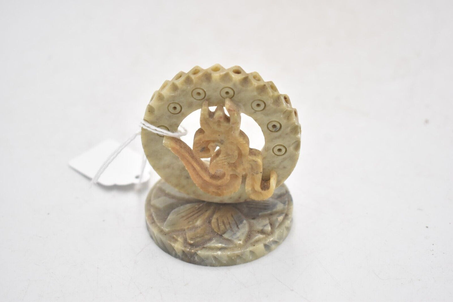 Vintage Soapstone Incense Burner Decorative