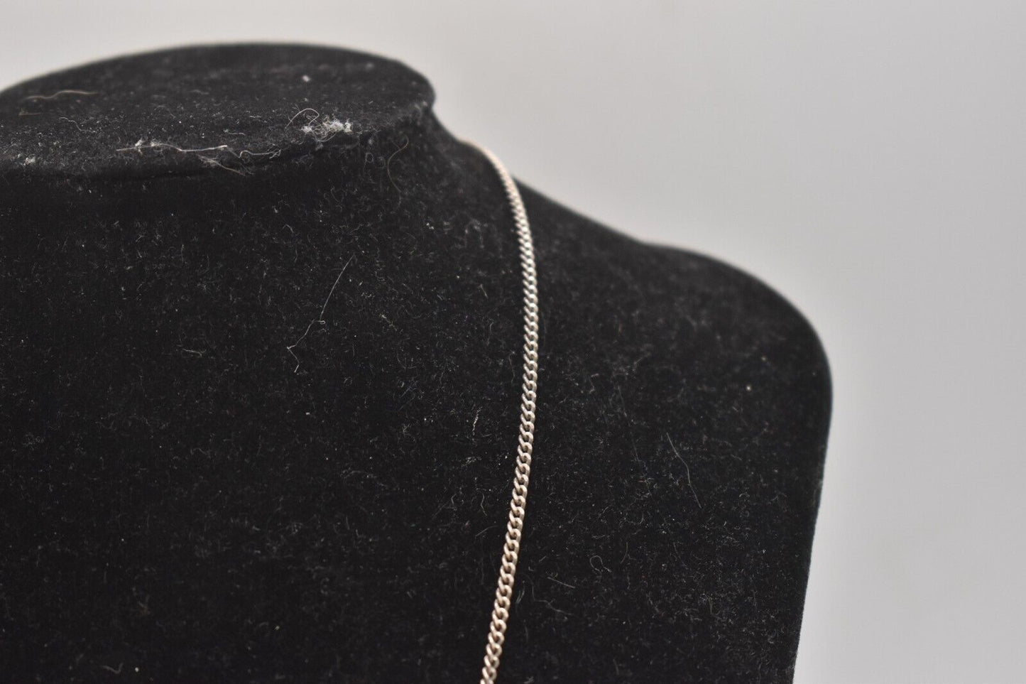Vintage Sterling Silver 925 Curb Chain Necklace – 46cm