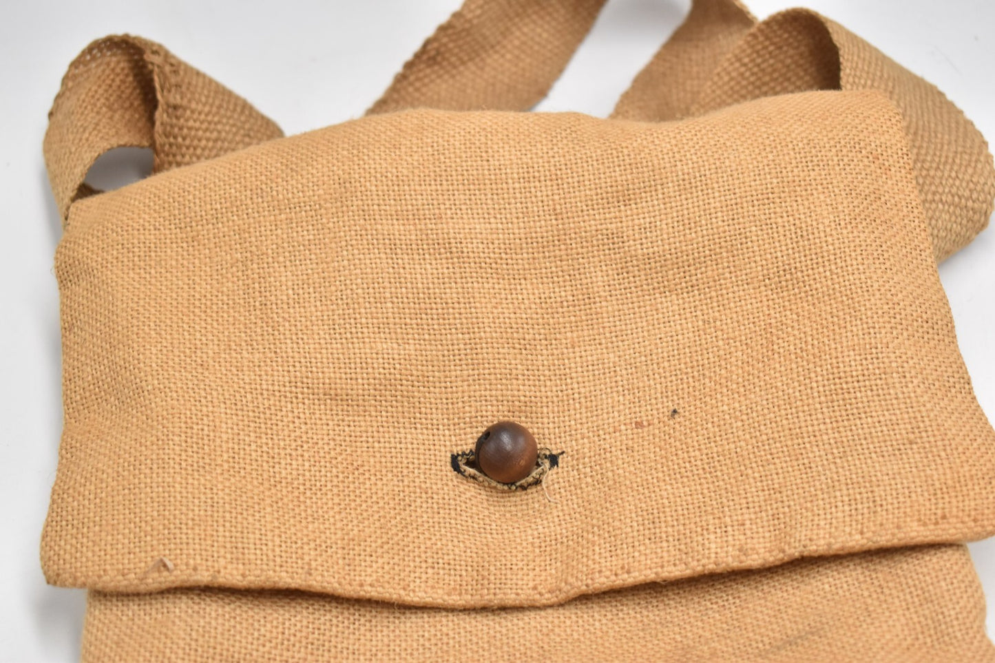 Vintage WWII Soviet Army Bread Bag Haversack Military Canvas Shoulder Bag