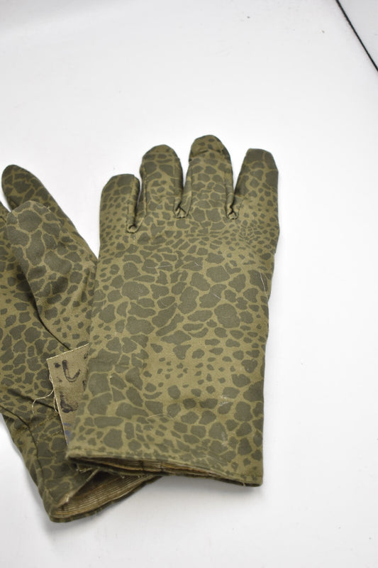Polish Army Puma Camo Combat Gloves WZ89 Reptile Camouflage Cold Weather Size M