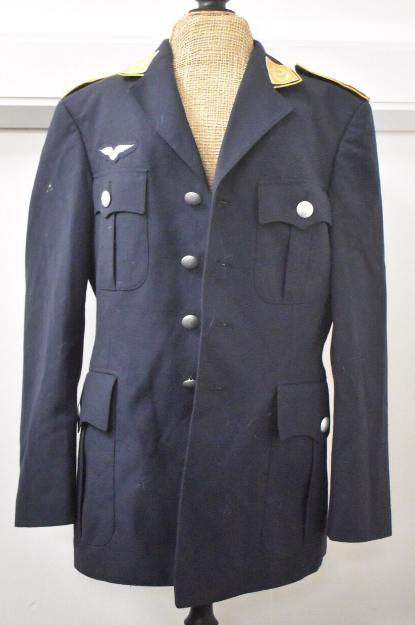 West German Air Force Luftwaffe Unteroffizier Blue Dress Jacket Tunic – Size 38"