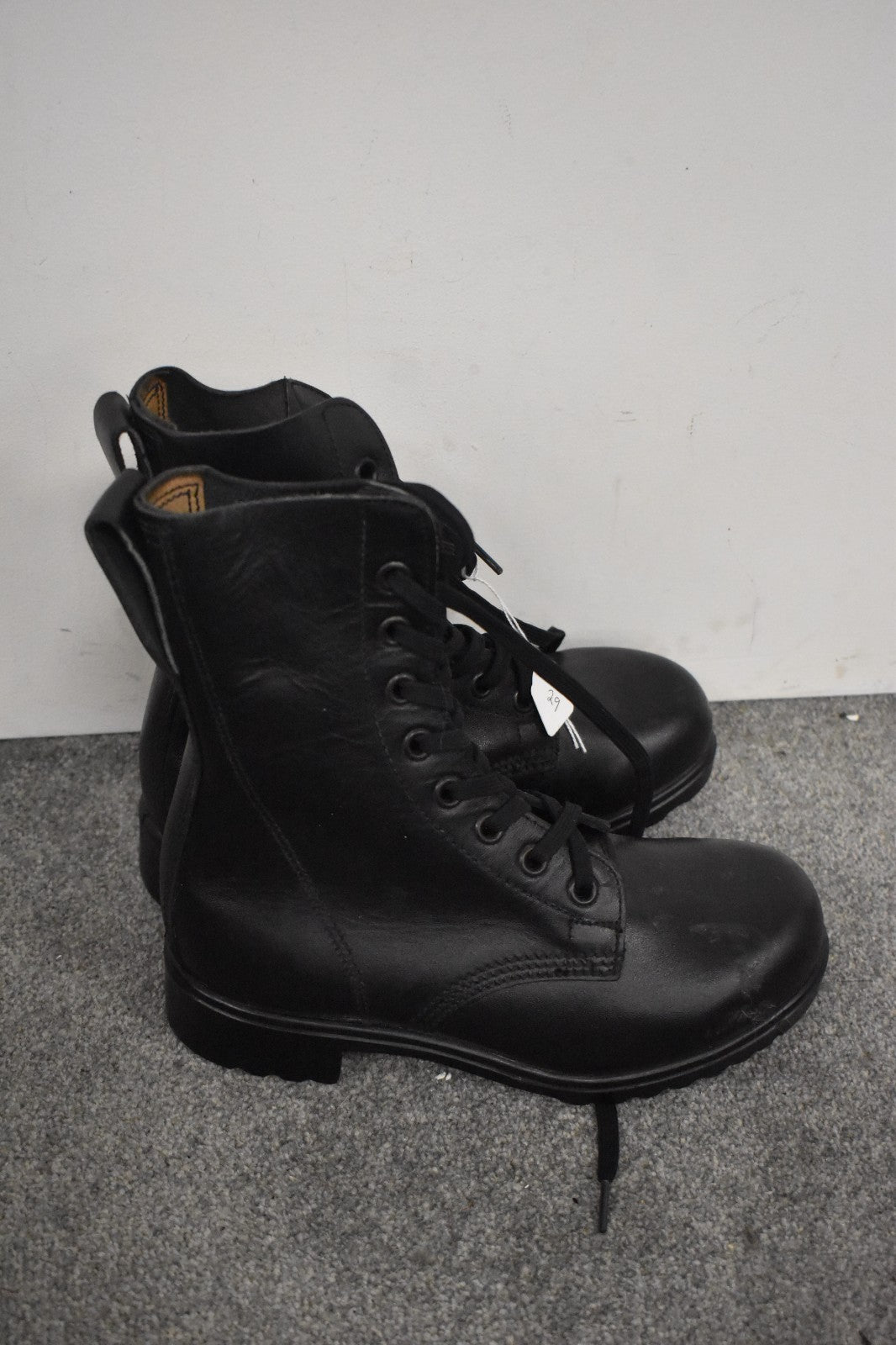 British Army DMS High Leg Leather Combat Boots – UK Size 4