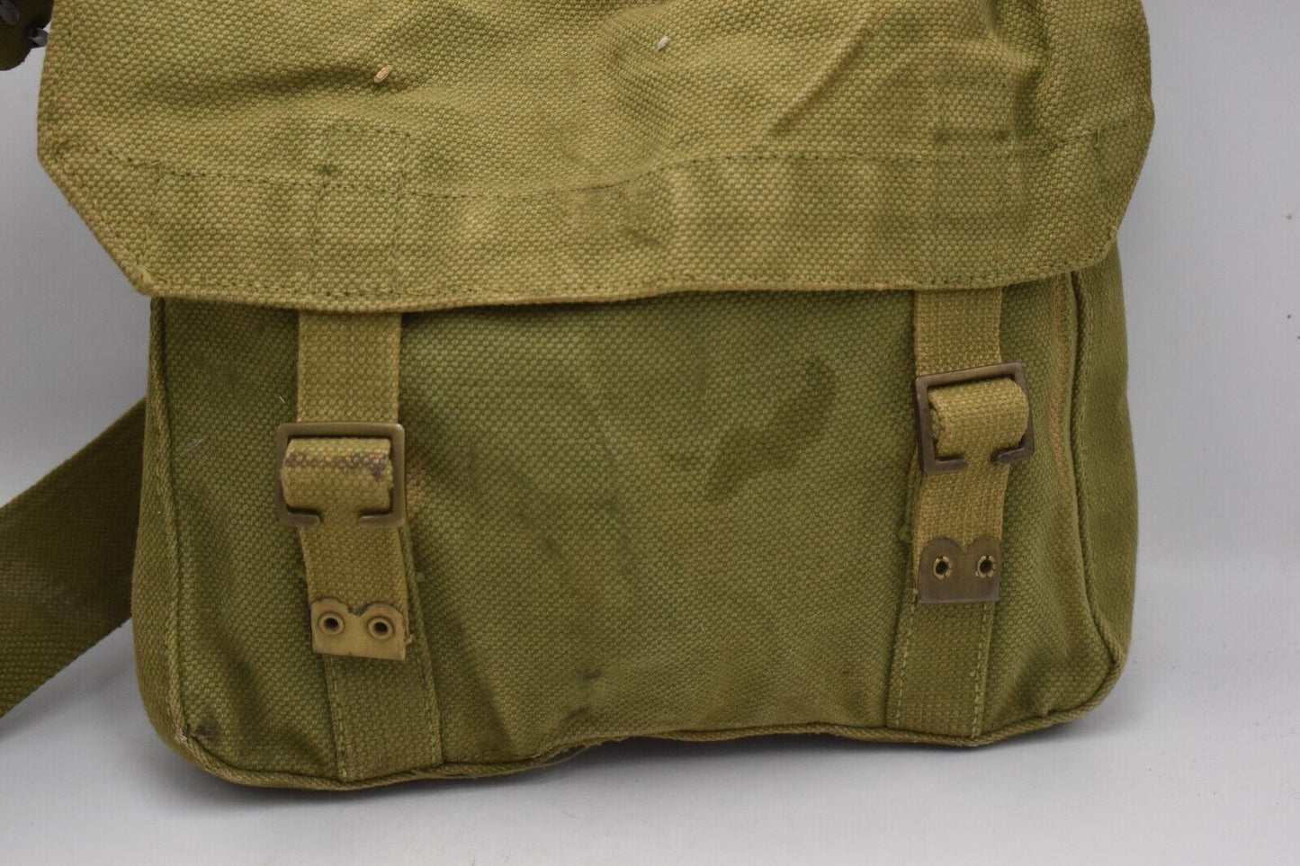 WW1 British Army 1908 Pattern Webbing Haversack – 1918 Dated Small Pack & Strap
