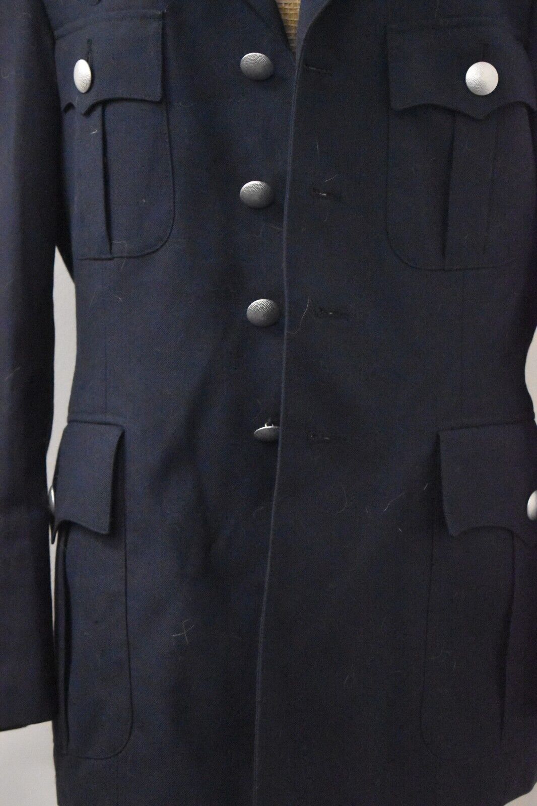 West German Air Force Luftwaffe Unteroffizier Blue Dress Jacket Tunic – Size 38"