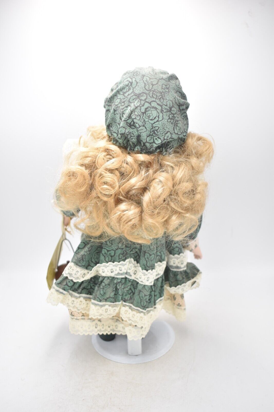 Vintage Regency Fine Arts Polly Put the Kettle On Porcelain Doll Retired Tagged