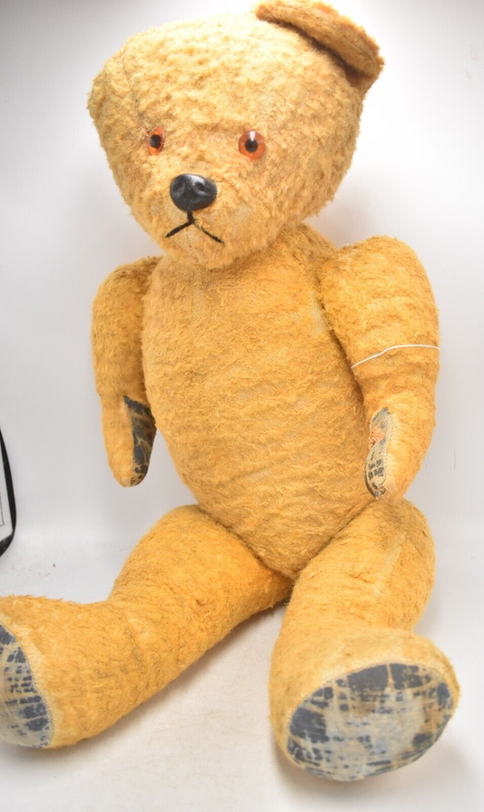 Vintage 1950s Pedigree Mohair Teddy Bear – 64cm Fully Jointed