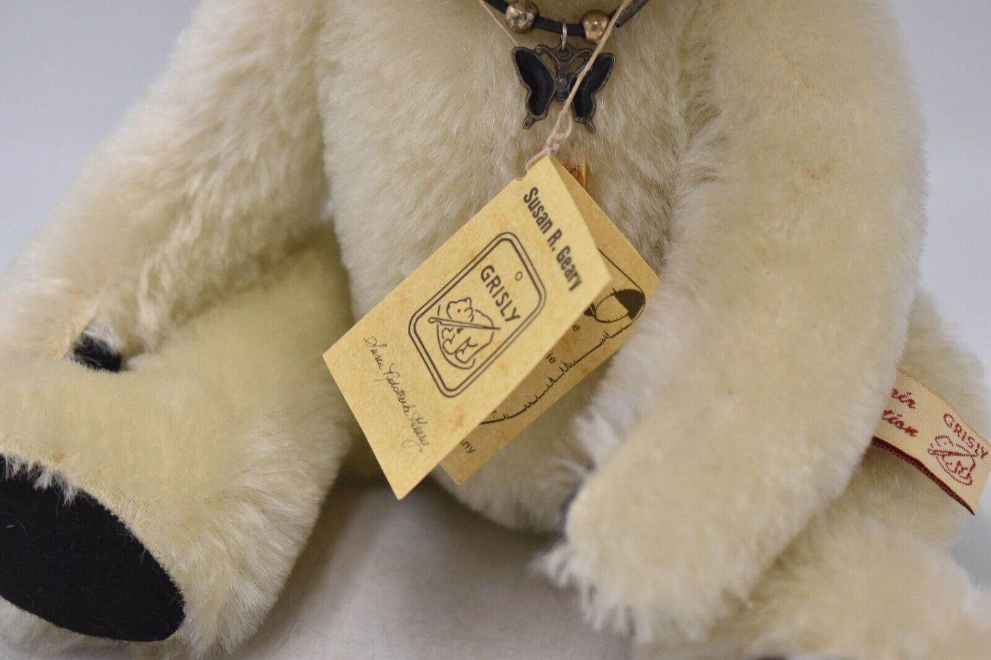 Grisly Spielwaren Frühling Teddy Bear – Limited Edition – Retired – Mohair – Tag