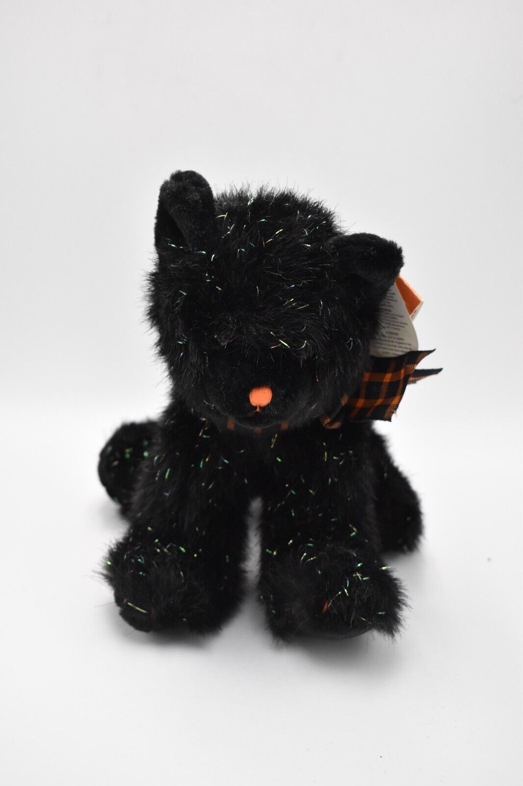 Russ Berrie Burnside Black Cat – Retired & Tagged Plush Soft Toy