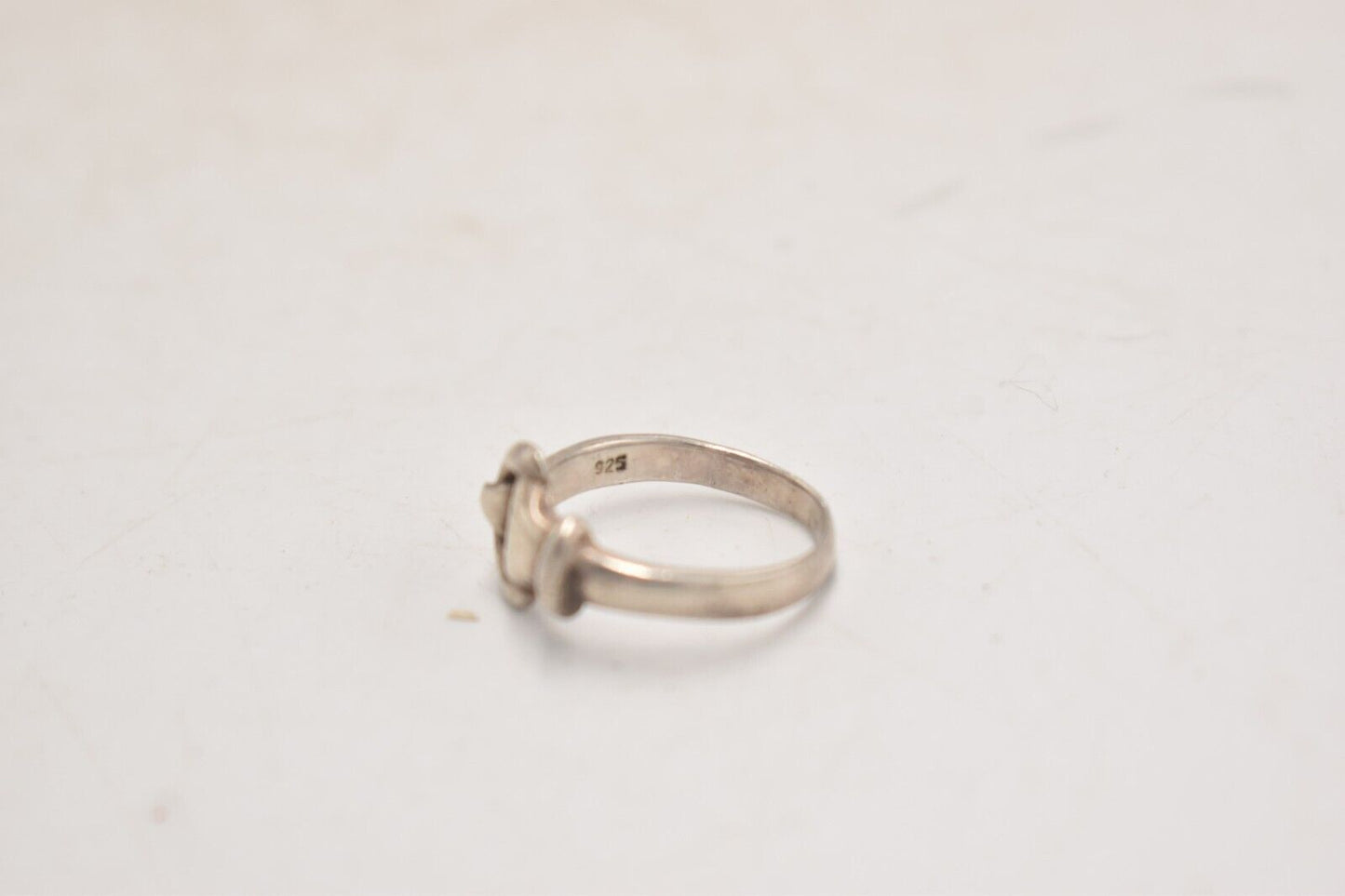 Vintage Sterling Silver 925 Belt Buckle Ring – Size P