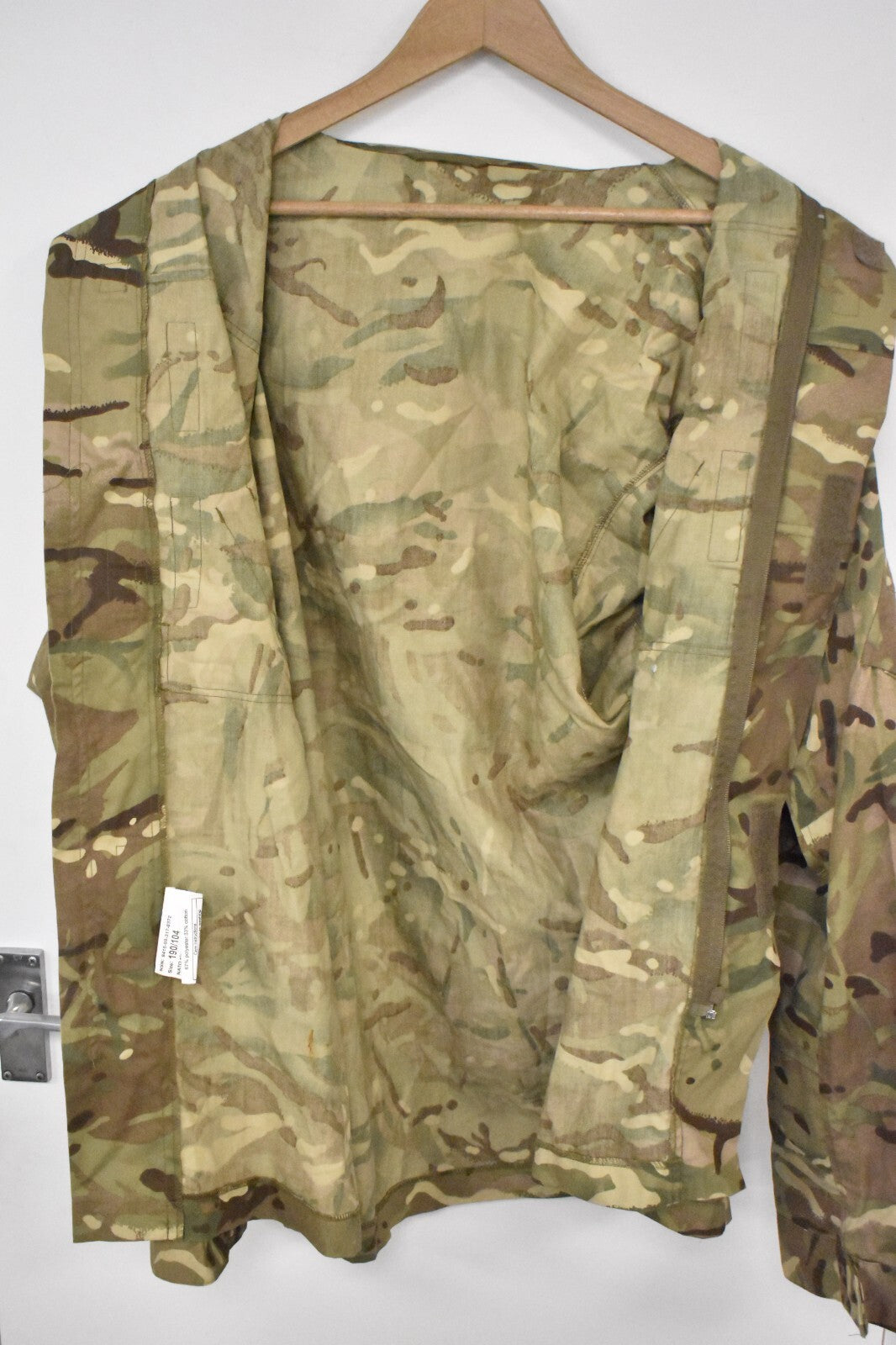 British Army MTP Temperate Combat Jacket/Shirt – Size 190/104 (Chest 40–42")