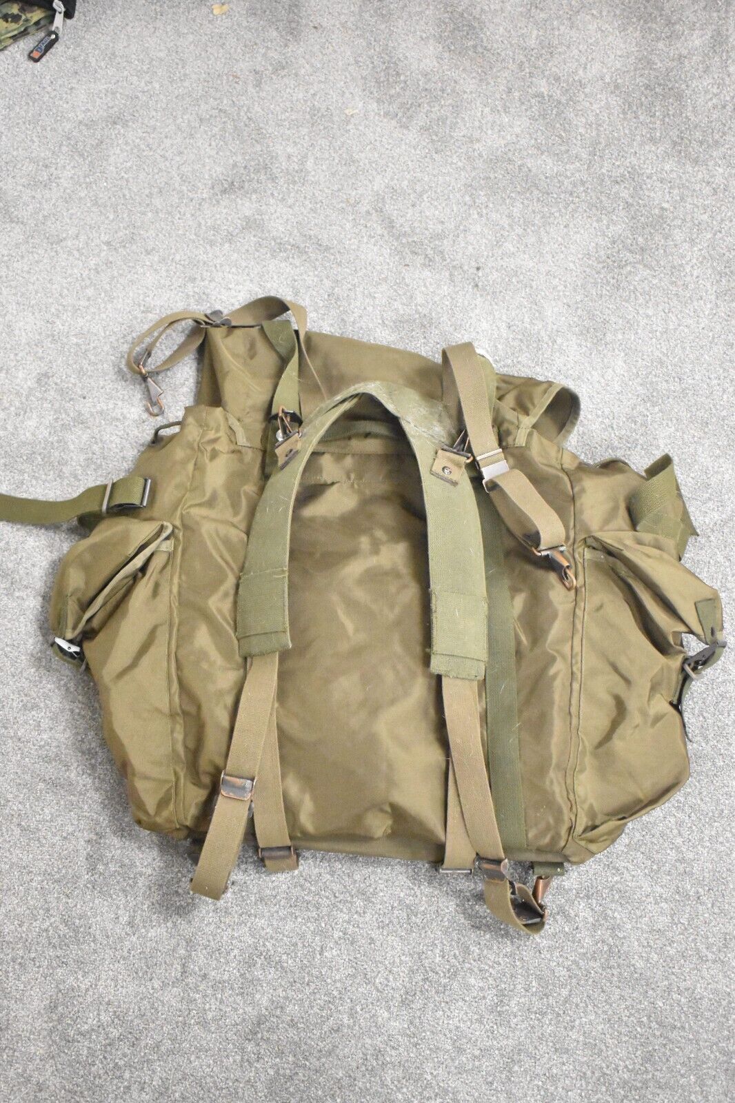 Vintage German Austrian Military 1987 Heereseigentum Rucksack Backpack