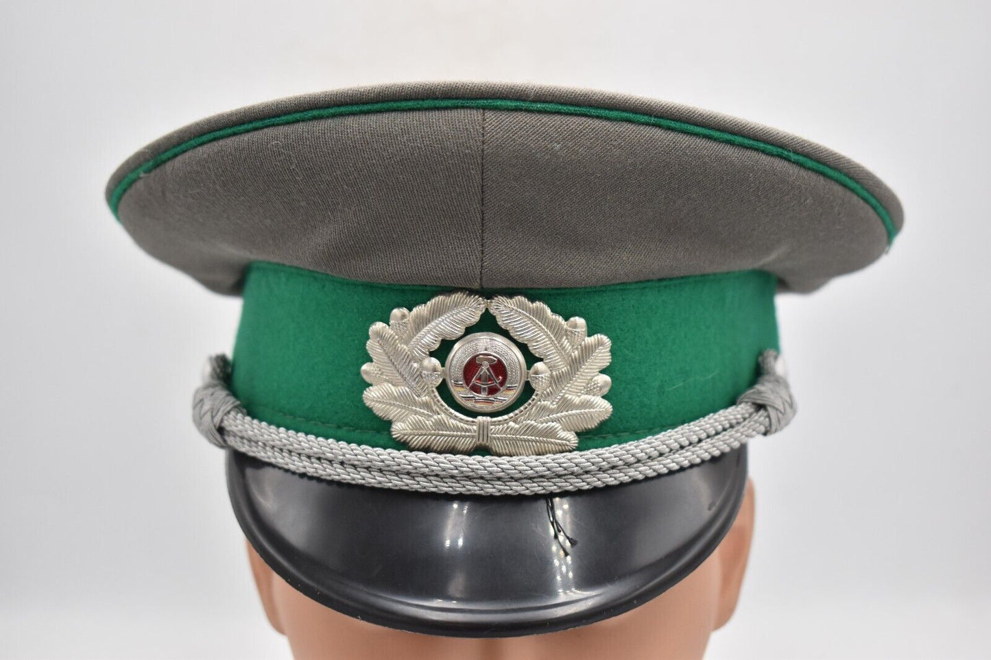 Vintage NVA East German Border Guard Visor Cap – Size 57, Good Condition