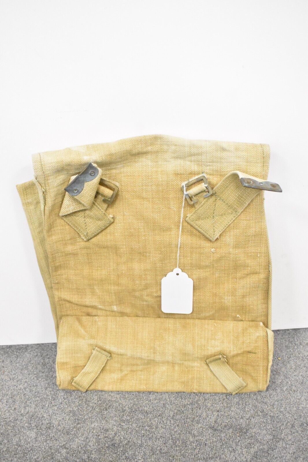 British Army WWII 1937 Pattern Haversack Large Pack Satchel Canvas Bag