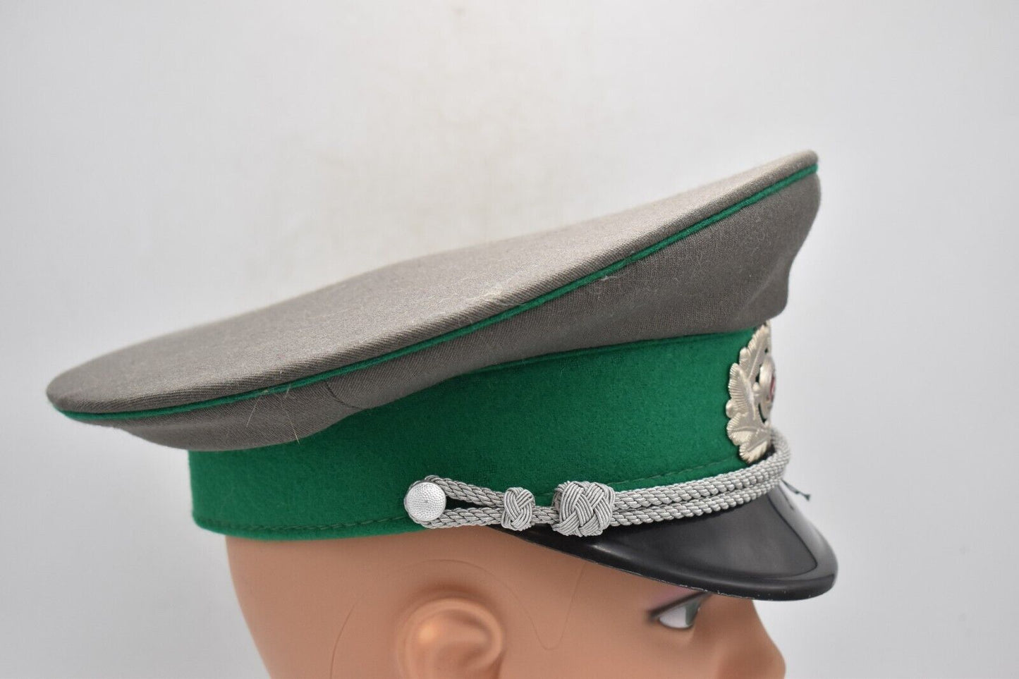 Vintage NVA East German Border Guard Visor Cap – Size 57, Good Condition