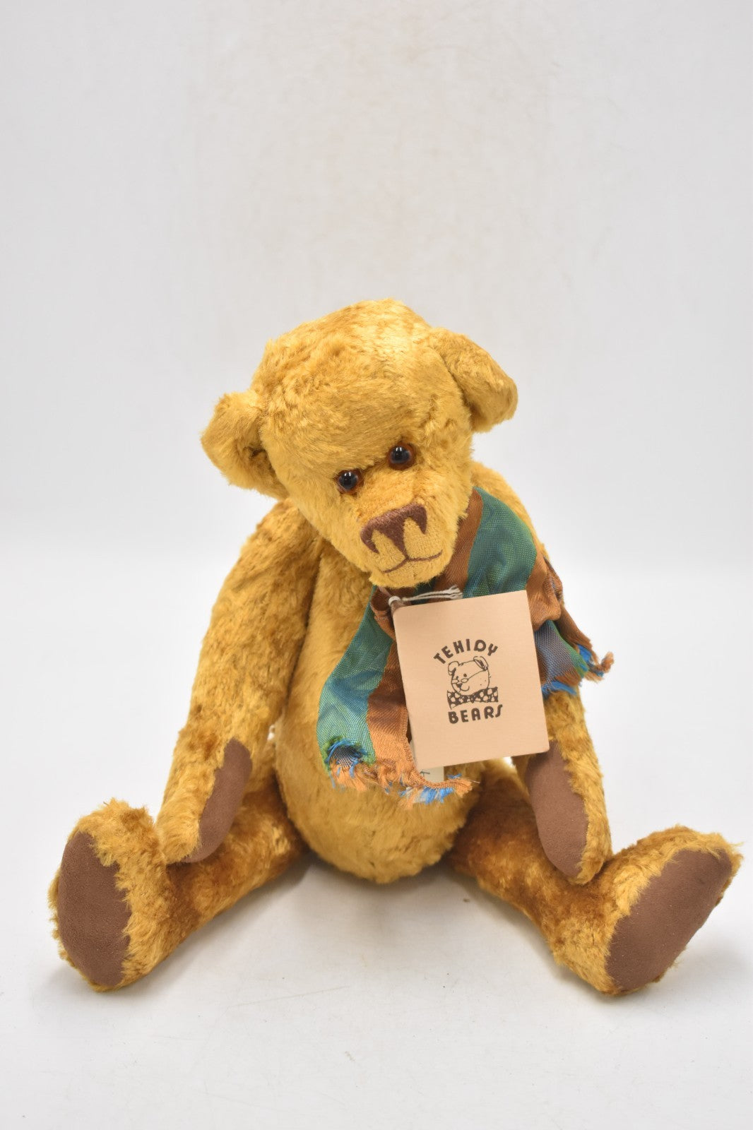 Tehidy Bears Artist Teddy Bear by Alison Godolphin “Oscar” – OOAK – 30cm – Tag