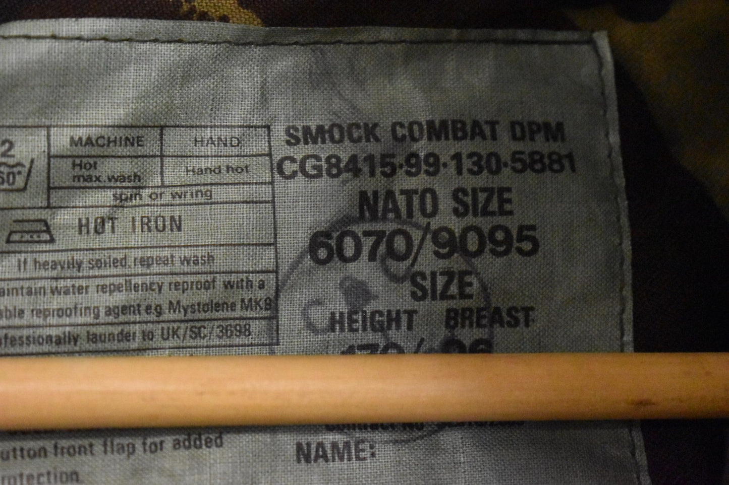 British Army DPM Combat Jacket Size 170/96 Camouflage Airsoft, Fishing Paintball
