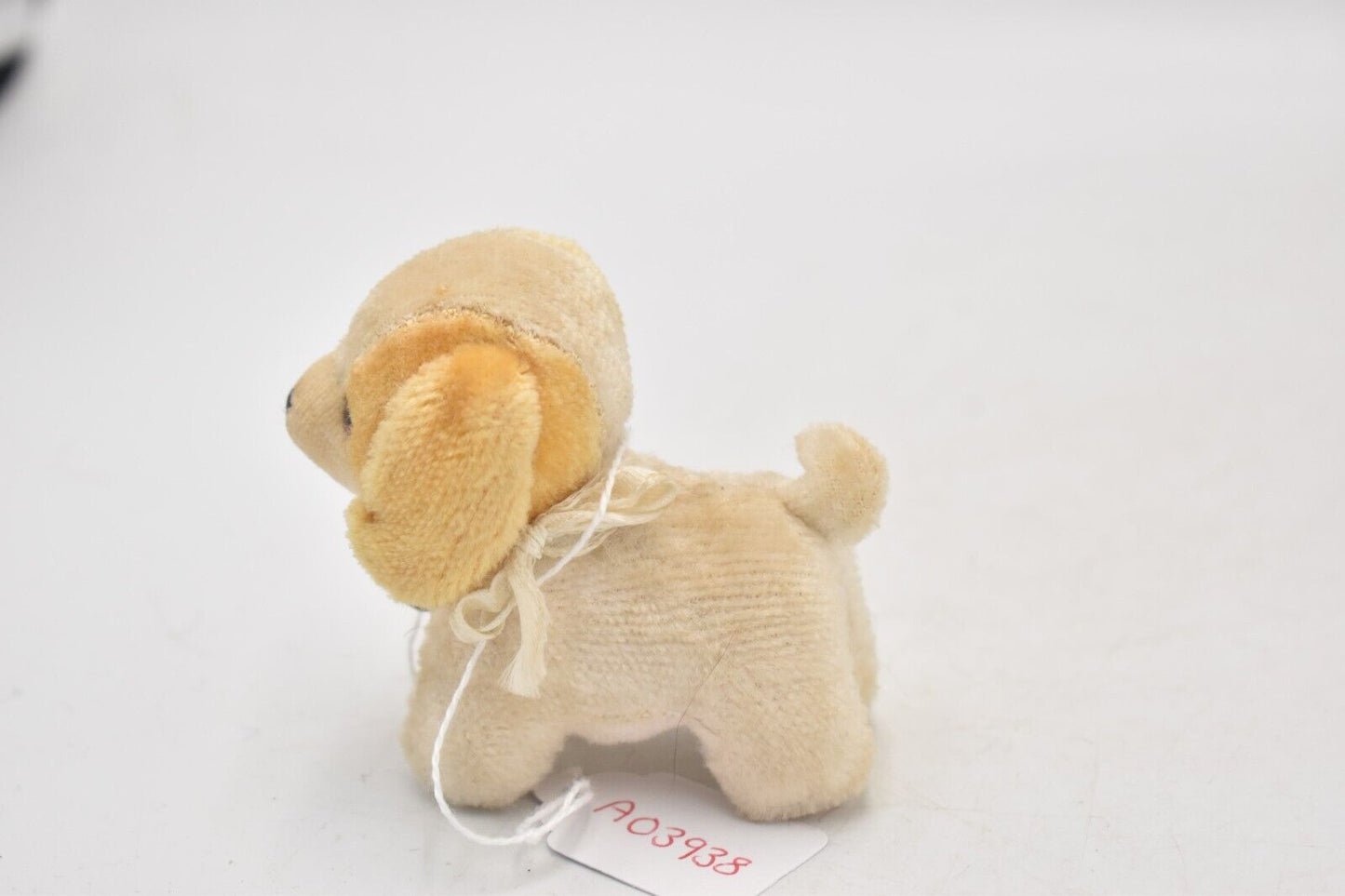 Vintage Artist Mohair Teddy Bear Dog 7cm Collectible Miniature
