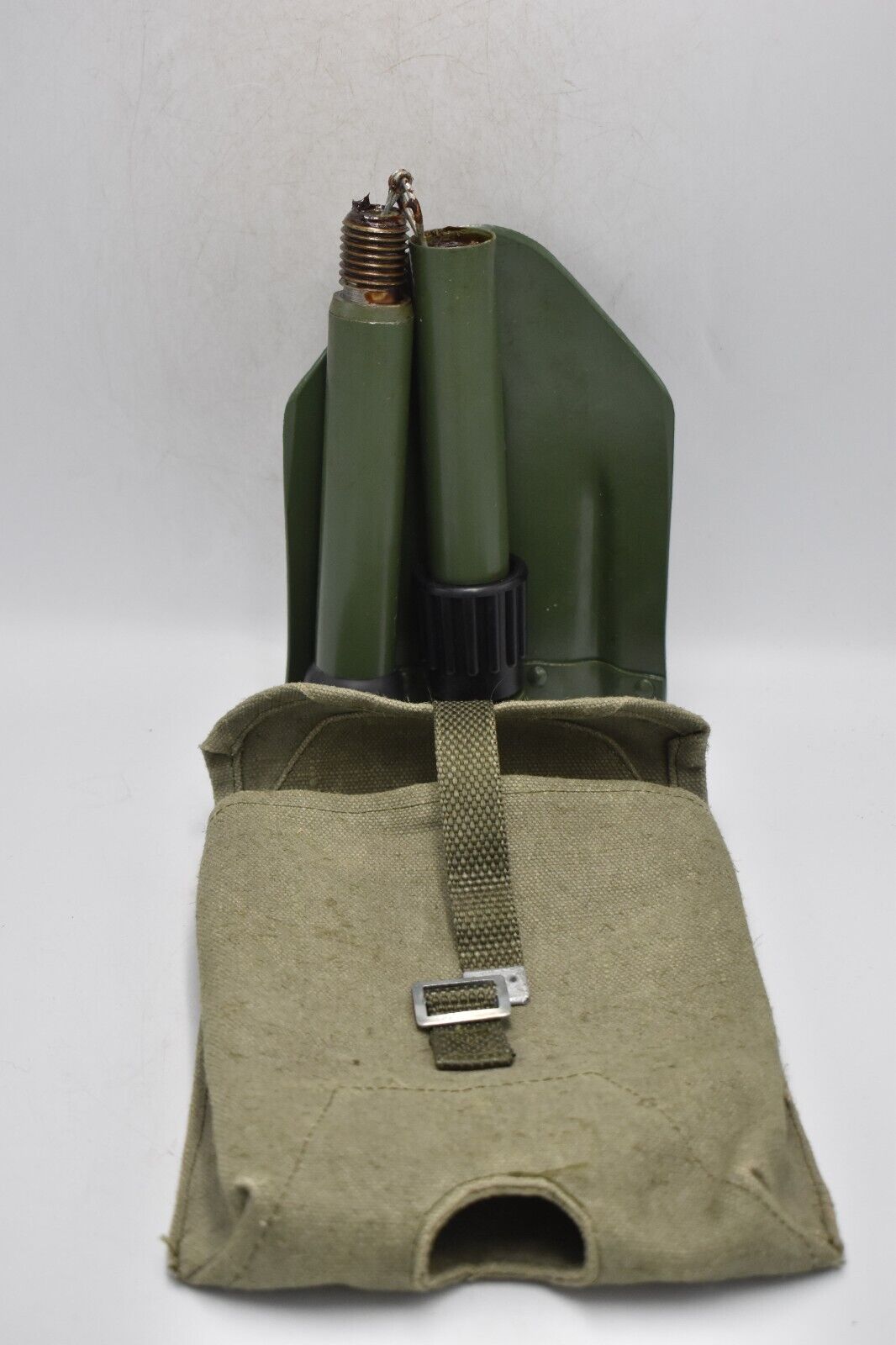 Vintage 1970s Polish Army Entrenching Tool & Cover