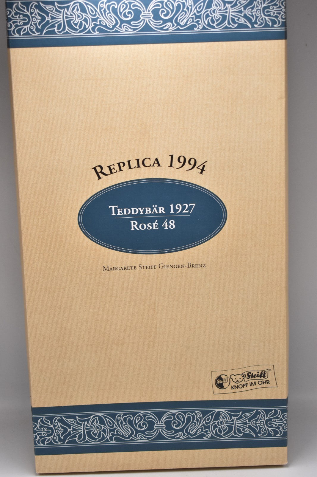 Steiff Teddy Rosé 1927 Replica – 407192 – Limited Edition Growler