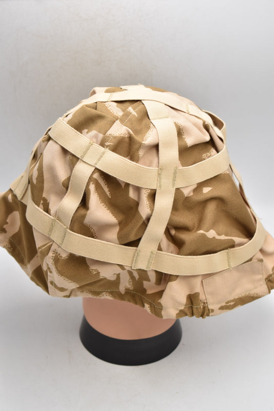 British Army GS Mk6 Helmet Cover Desert DPM Camo Fabric Military Surplus