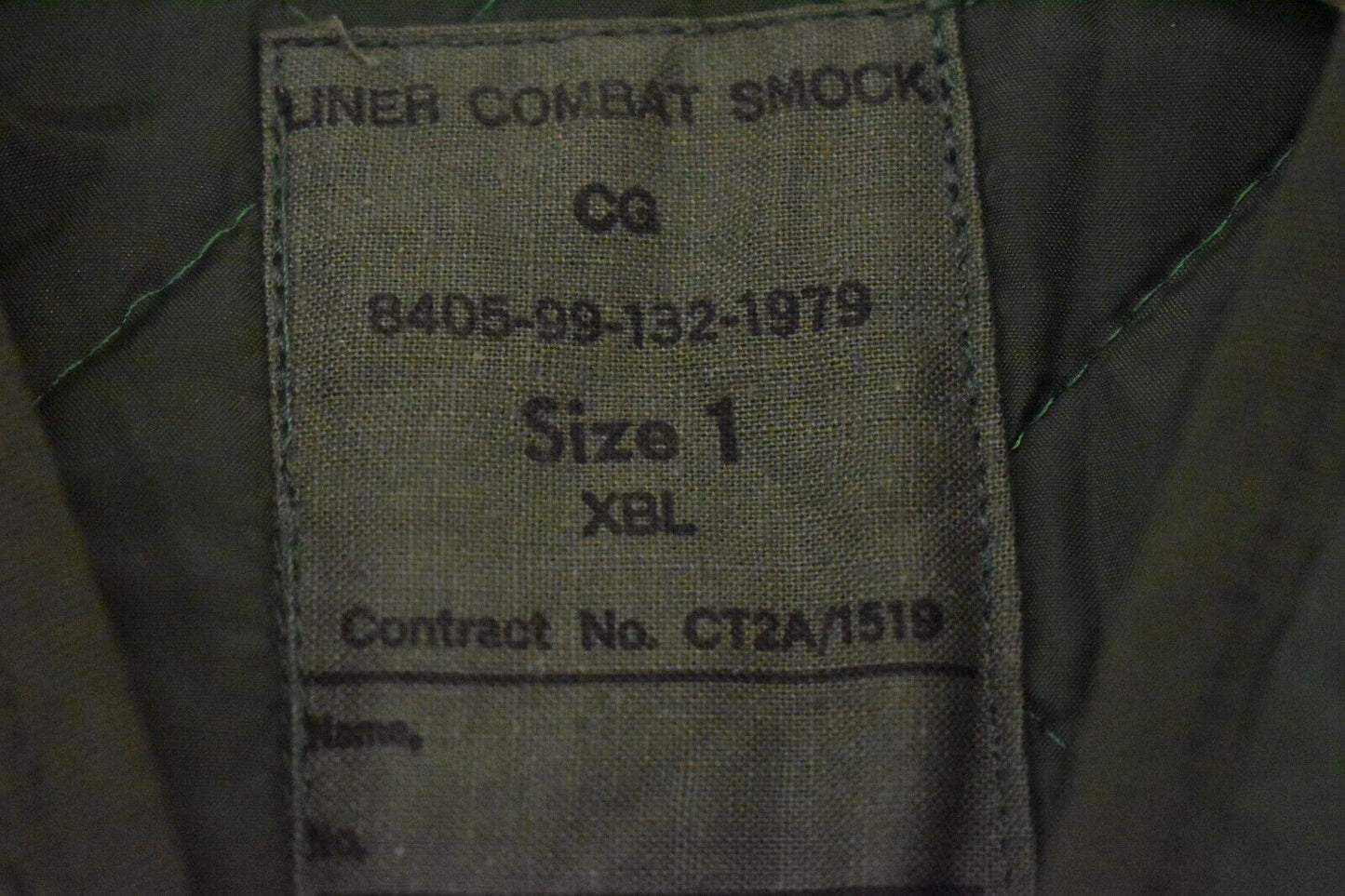 British Army Cold Weather Liner Gilet for Combat Smock – 44" Chest