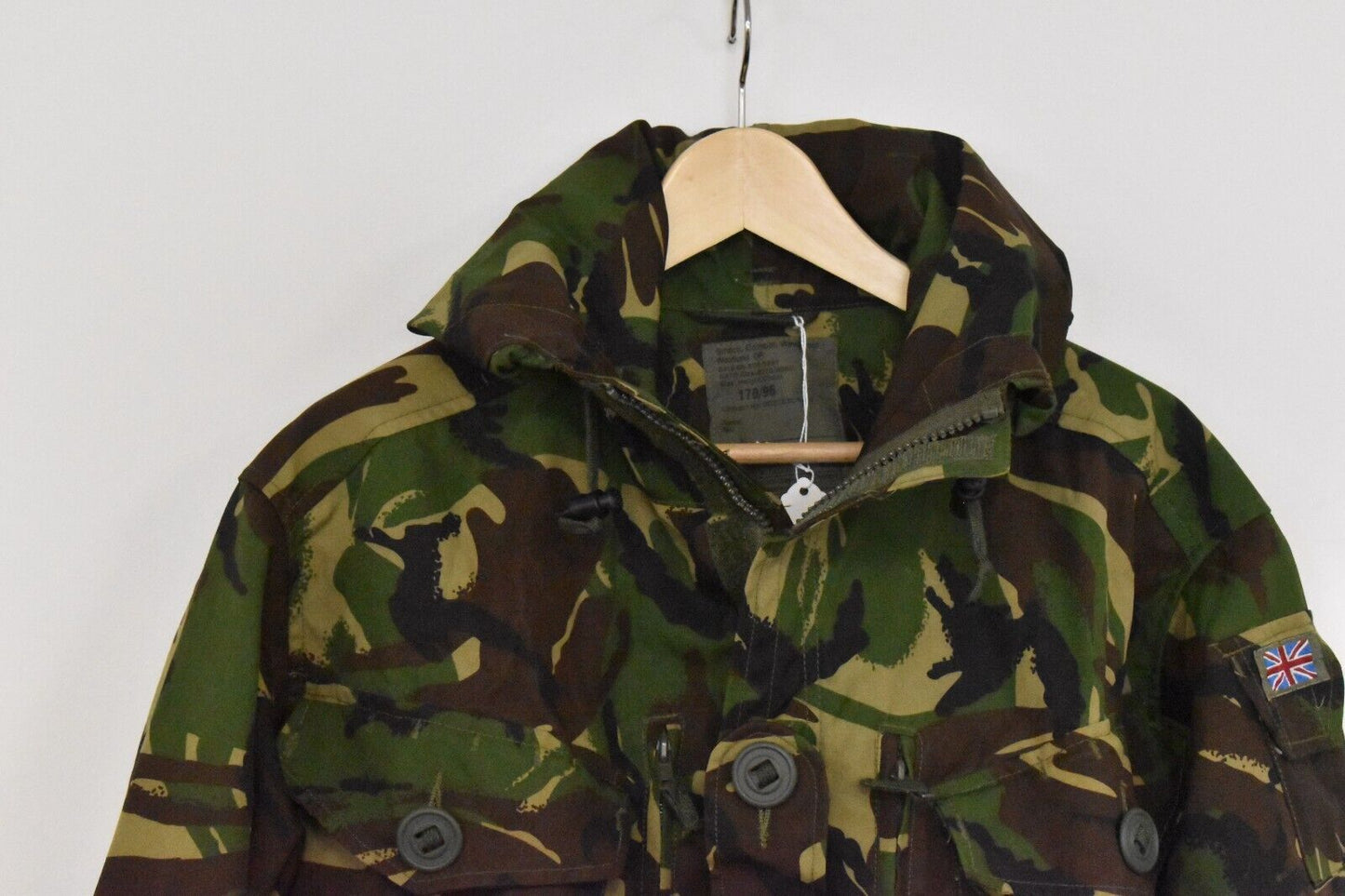British Army Smock Combat Windproof Woodland DPM Jacket – Size 170/96 S2000
