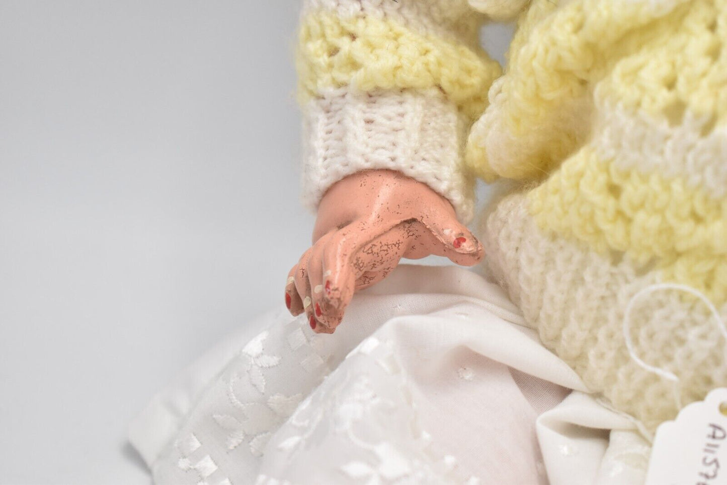 Vintage 1930s Early Composition Doll - Sleepy Eyes, 44cm