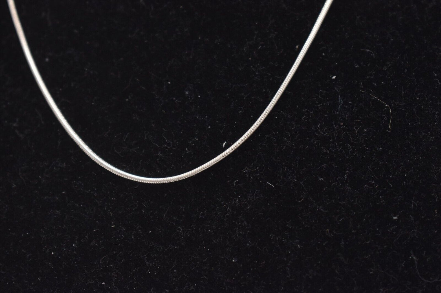 Vintage Sterling Silver 925 Snake Chain Necklace – 40cm