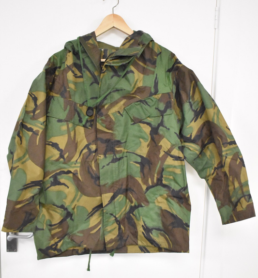 British Army Smock PVC Waterproof DPM Woodland Hooded Jacket Medium 170/90