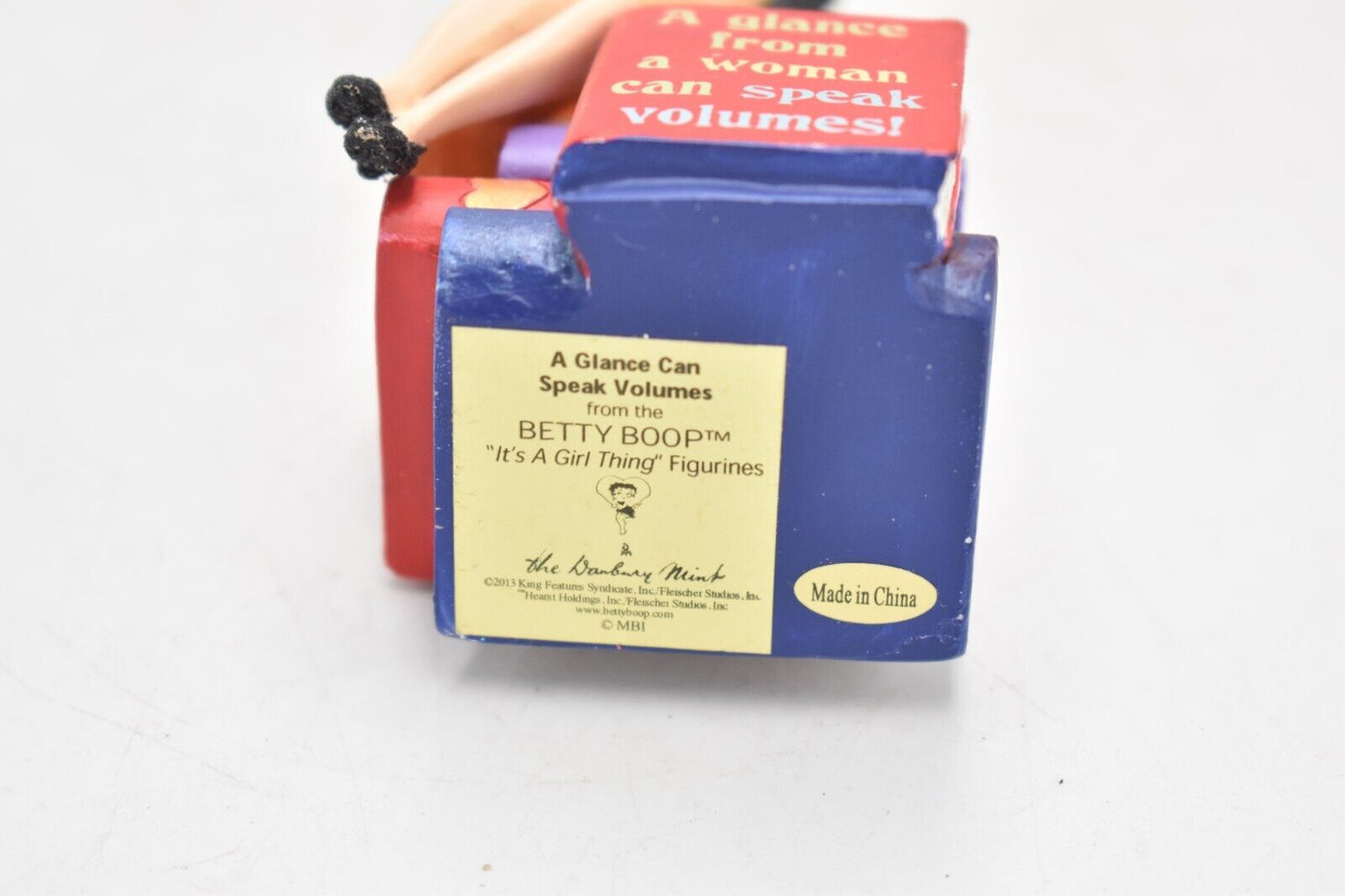 Betty Boop Danbury Mint "A Glance Can Speak Volumes" Figurine Statue Ornament