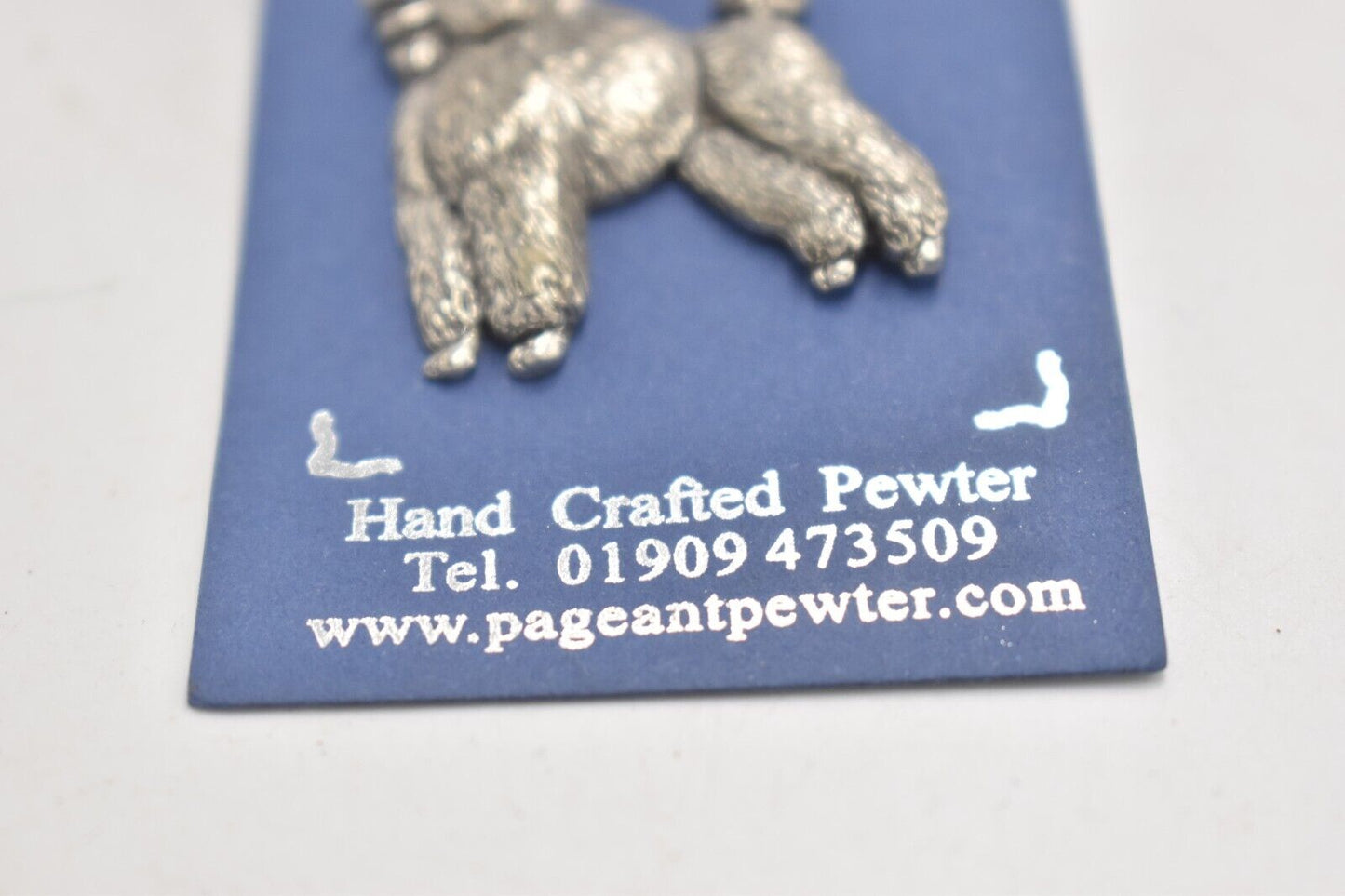 Vintage Pageant Pewter Poodle Dog Brooch – Women's Costume Jewellery, 4cm