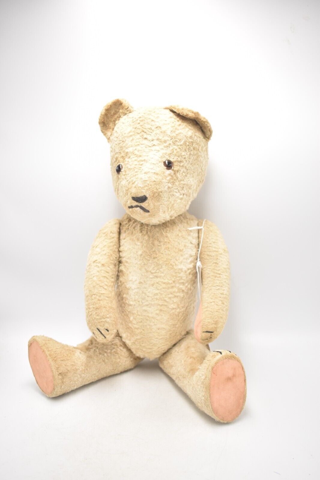 Vintage 1950's Hungarian Gorka Mohair Teddy Bear – Full Jointed, Wood Wool