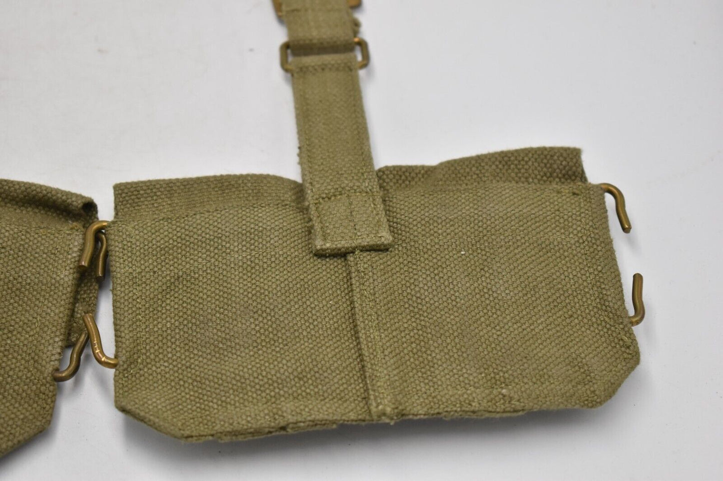 Belgian Army 1953 Dated Double Ammunition Pouches – Original Military Webbing
