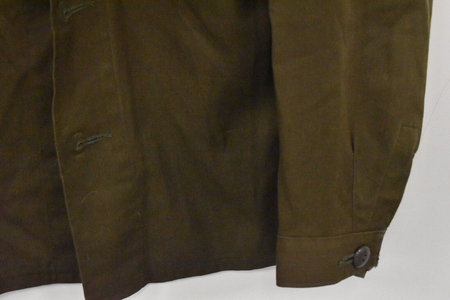 Austrian Army Field Shirt Khaki Green Military Uniform Heereseigentum 42" Chest
