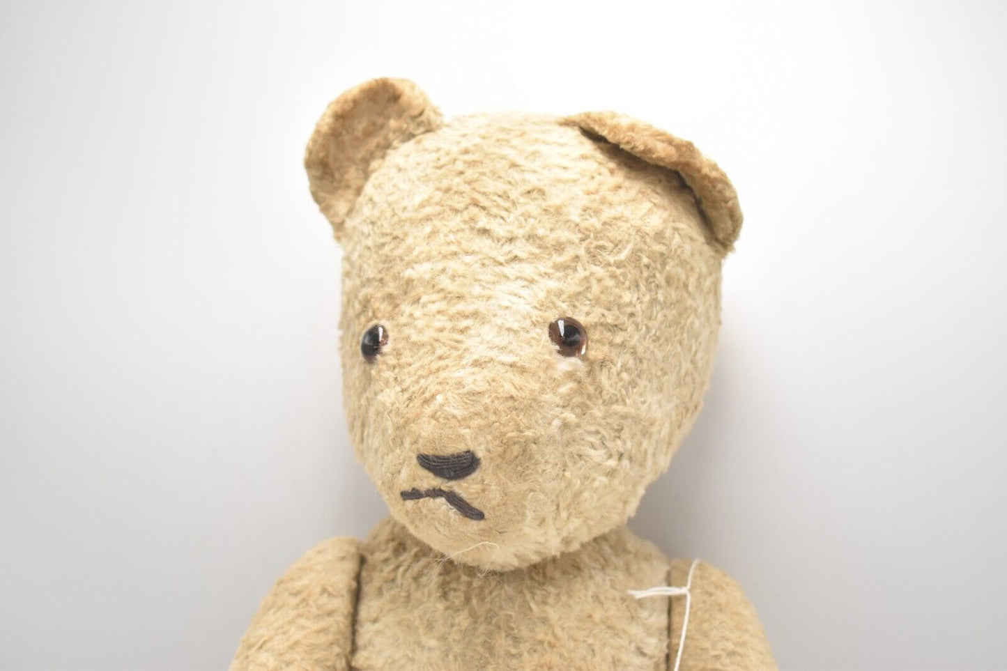 Vintage 1950's Hungarian Gorka Mohair Teddy Bear – Full Jointed, Wood Wool