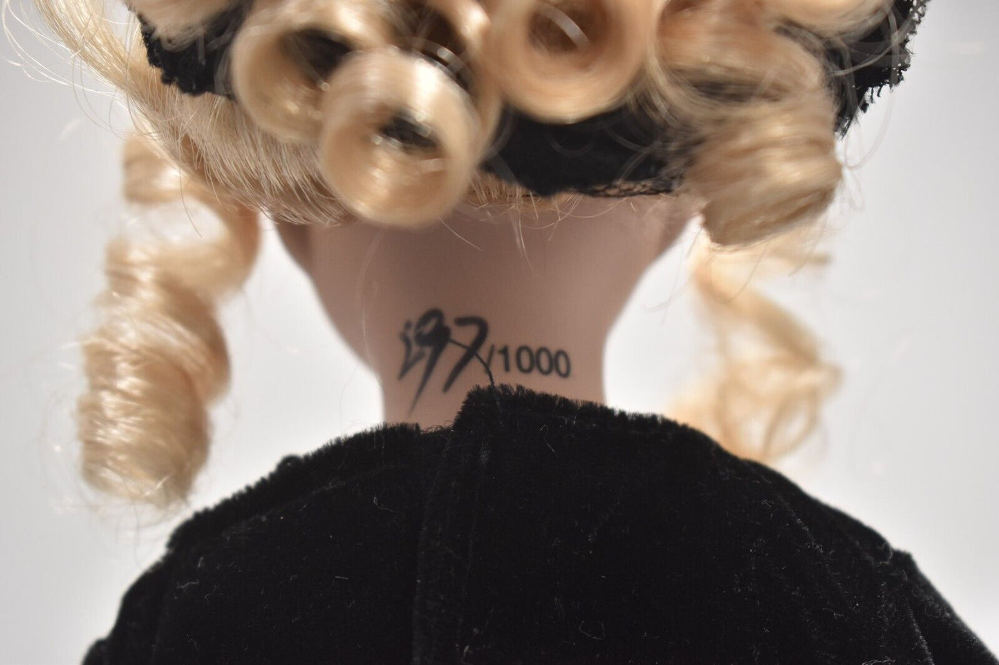 Vintage Park Lane Collection Porcelain Doll – Limited Edition Black Ballgown