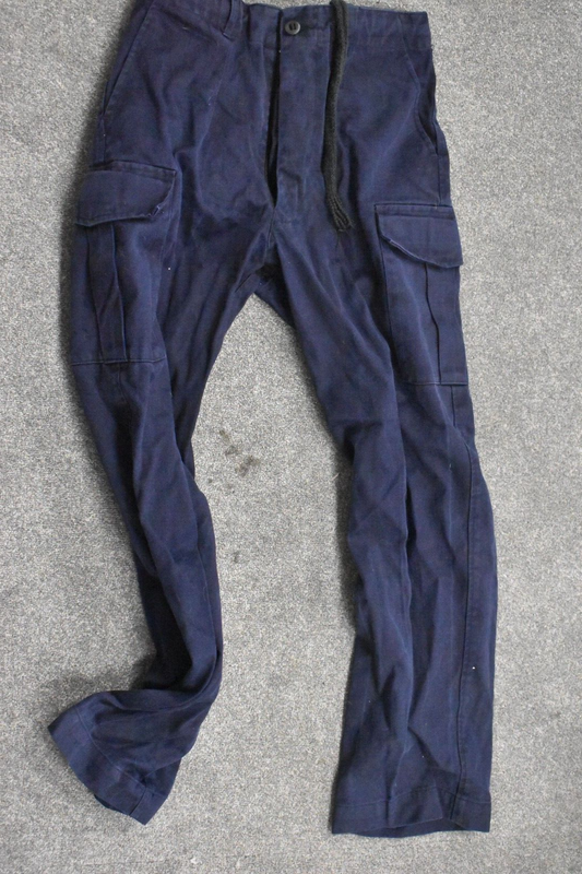 Royal Navy AWD Navy Blue Work Trousers – Size W32" L32"