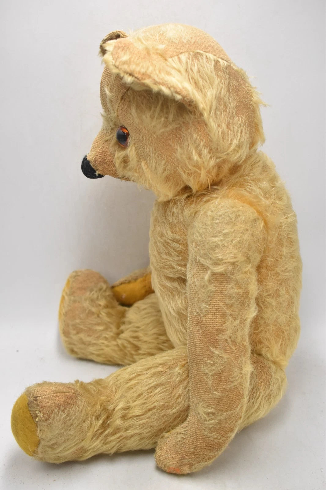 1940s Large Chad Valley English Mohair Teddy Bear Fully Jointed 55cm