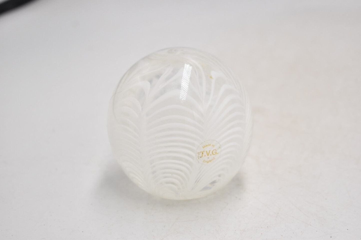 Vintage Teign Valley Glass Paperweight - Decorative Art Glass