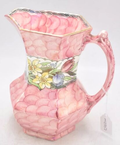 Vintage Maling Lustre Ware Large Jug Pitcher Made in England 19cm