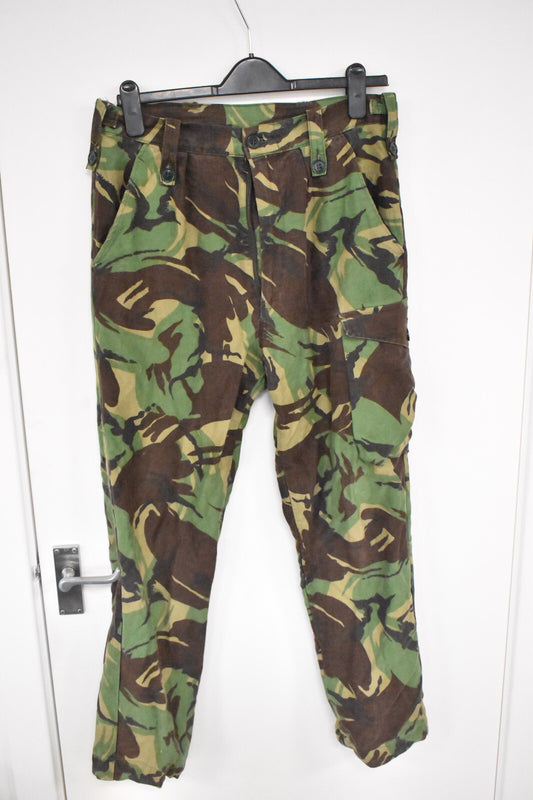 British Army 85 Pattern DPM Combat Trousers – W30" L28" – Vintage Military