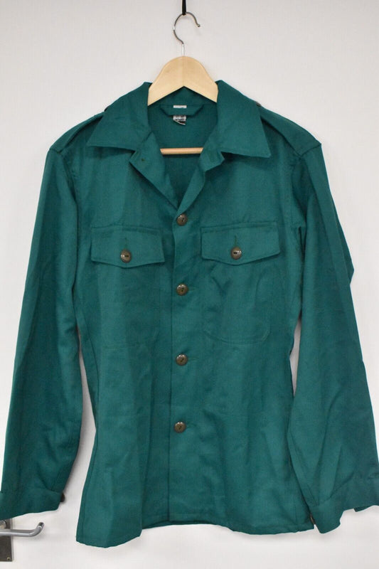 Austrian Army Field Shirt Khaki Green Military Uniform Heereseigentum 42" Chest