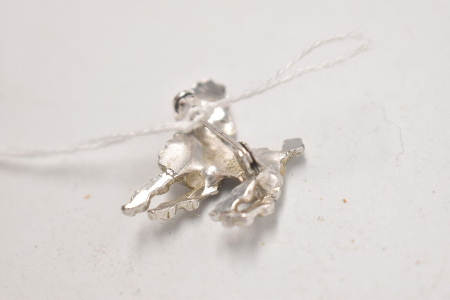 Vintage Poodle Dog Brooch – Silver Tone Marcasite – Elegant Women’s Jewellery